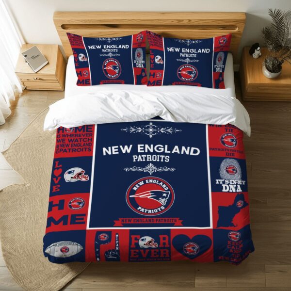 New England Patriots Pride Duvet Bedding Set