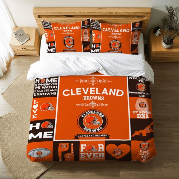 Cleveland Browns Pride Duvet Bedding Set