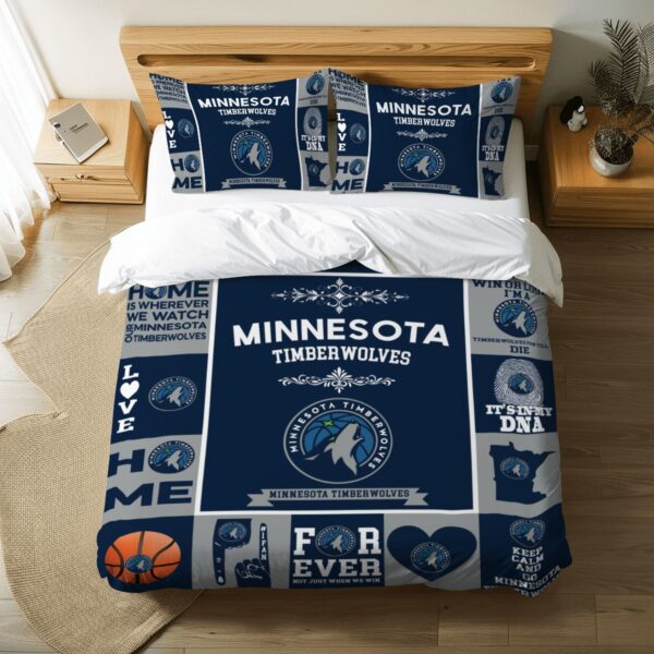 Minnesota Timberwolves Pride Duvet Bedding Set