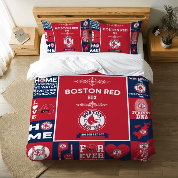 Boston Red Sox Pride Duvet Bedding Set