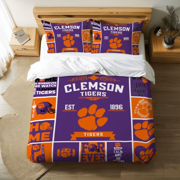 Clemson Tigers Pride Duvet Bedding Set