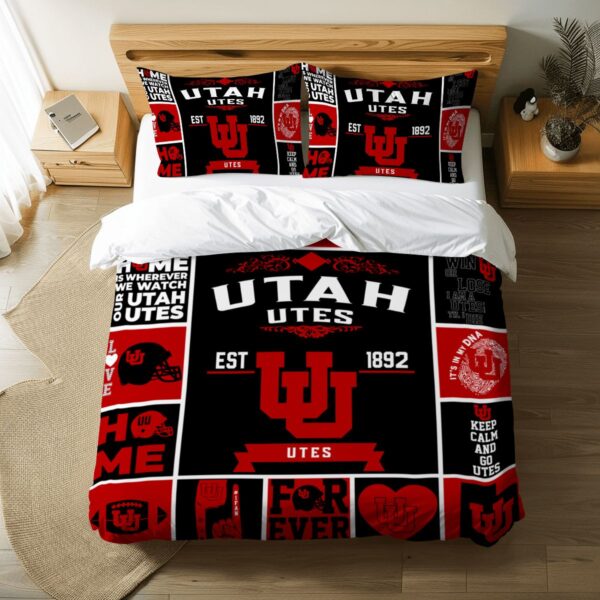 Utah Utes Pride Duvet Bedding Set