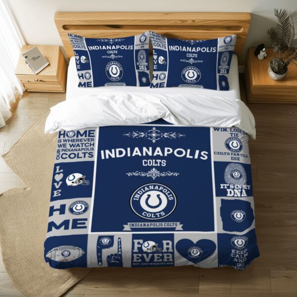 Indianapolis Colts Pride Duvet Bedding Set