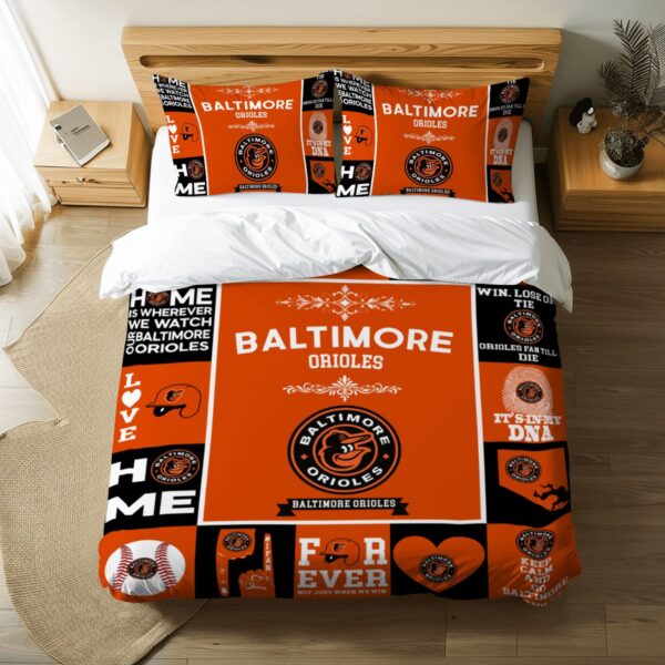 Baltimore Orioles Pride Duvet Bedding Set