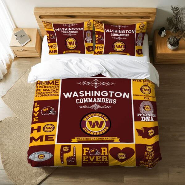 Washington Commanders Pride Duvet Bedding Set