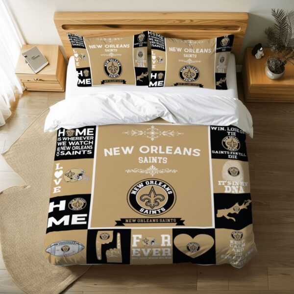 New Orleans Saints Pride Duvet Bedding Set