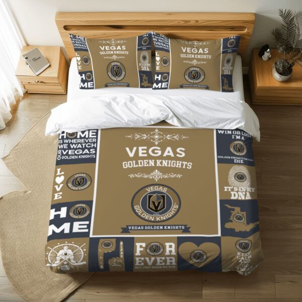 Vegas Golden Knights Pride Duvet Bedding Set