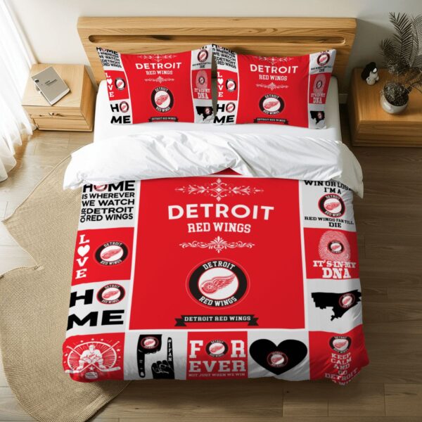 Detroit Red Wings Pride Duvet Bedding Set