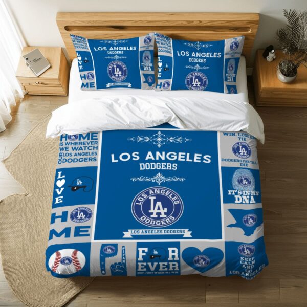 Los Angeles Dodgers Pride Duvet Bedding Set