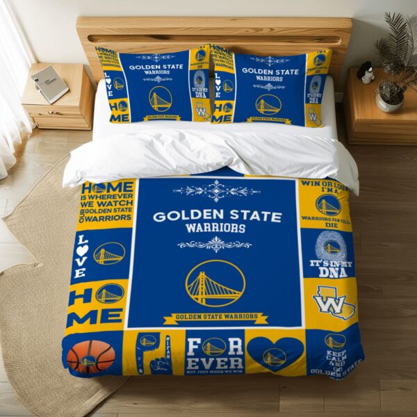 Golden State Warriors Pride Duvet Bedding Set