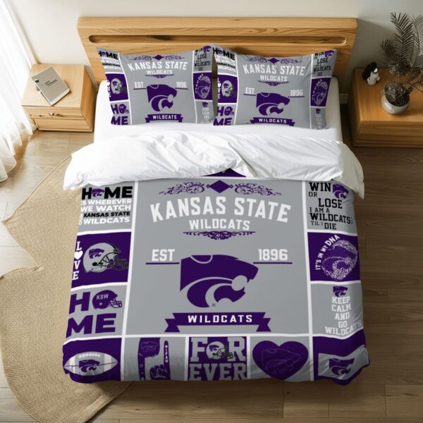 Kansas State Wildcats Pride Duvet Bedding Set