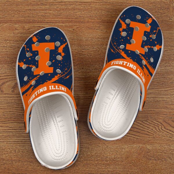 Illinois Fighting Illini Loyal Fan Clogs
