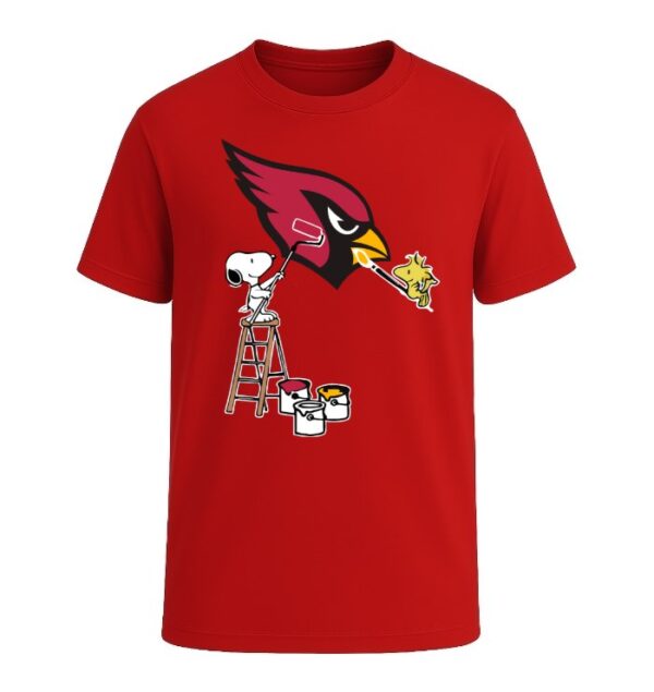 Snoopy Painting Arizona Cardinals Spirit