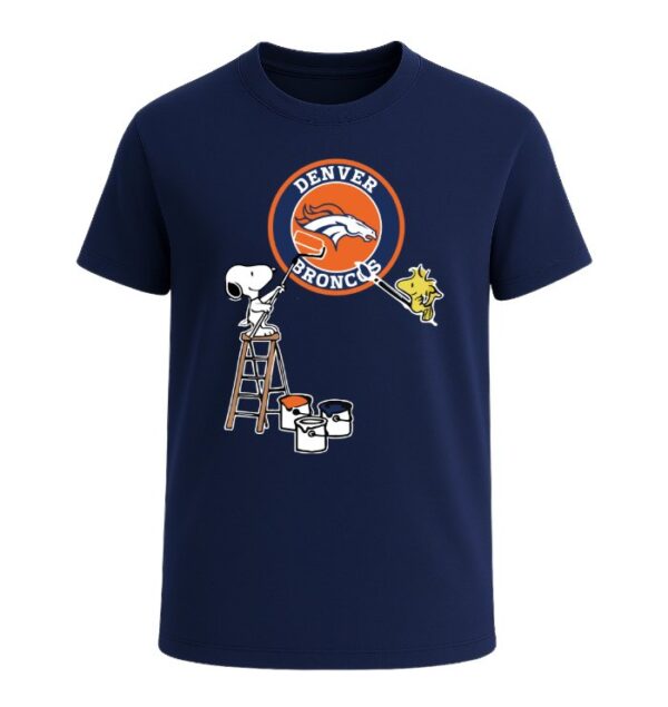 Snoopy Painting Denver Broncos Spirit