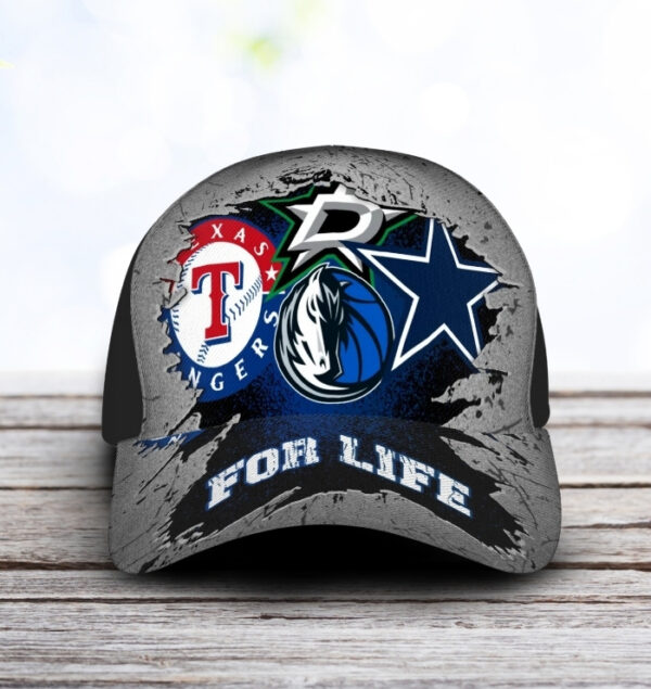 Texas Rangers, Cowboys, Stars & Mavericks For Life