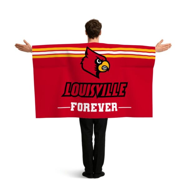 Louisville Cardinals Forever Sports Flag Sleeve Cape