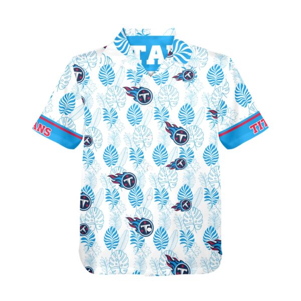 Tennessee Titans Tropical Leaf Hawaiian Shirt