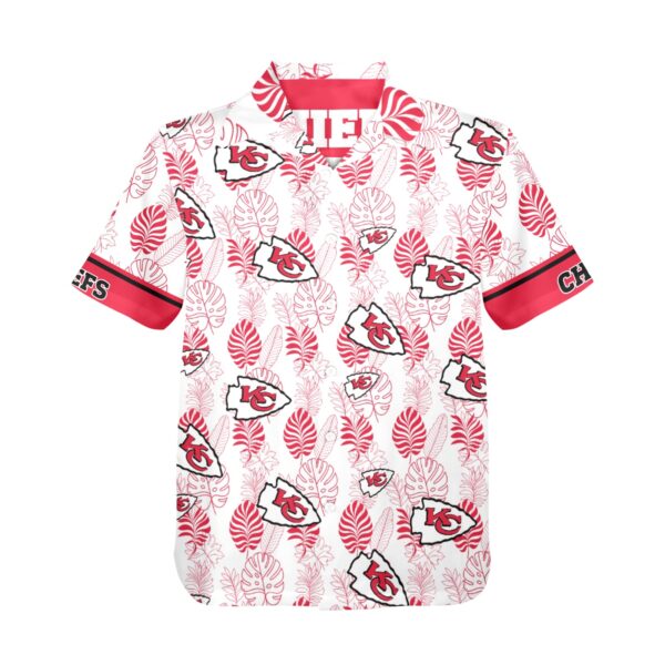 Kansas City Chiefs Tropical Leaf Hawaiian Shirt