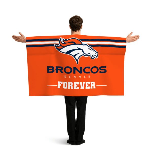 Denver Broncos Forever Sports Flag Sleeve Cape