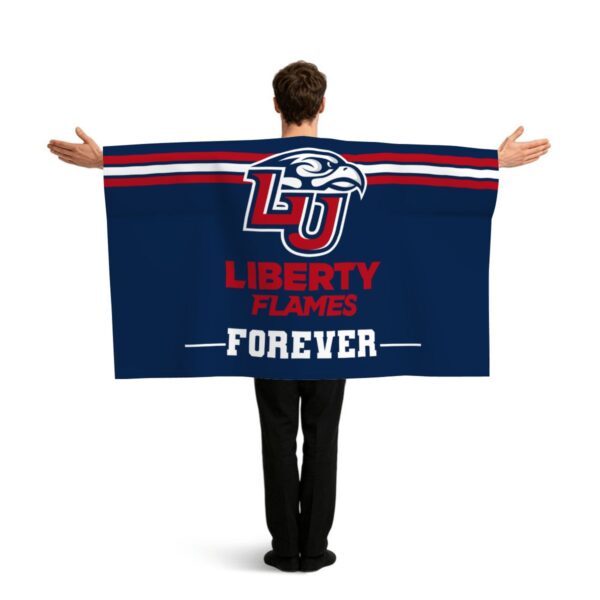 Liberty Flames Forever Sports Flag Sleeve Cape