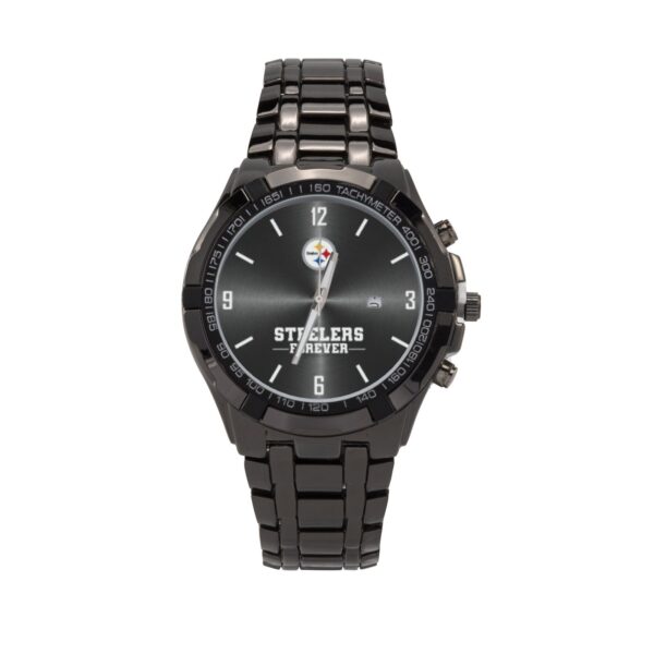 Pittsburgh Steelers Forever Black Watch with Box