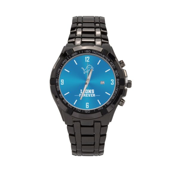Detroit Lions Forever Black Watch with Box