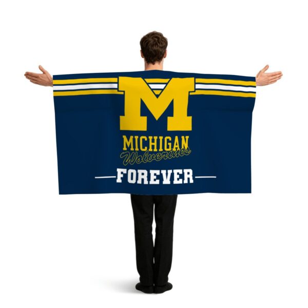 Michigan Wolverines Forever Sports Flag Sleeve Cape