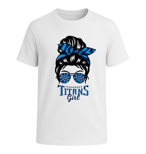 Tennessee Titans Girl Messy Bun Glasses
