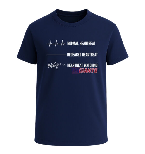Heartbeat watching New York Giants