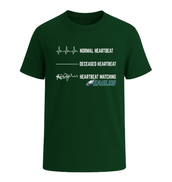 Heartbeat watching Philadelphia Eagles