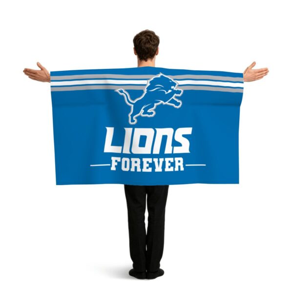 Detroit Lions Forever Sports Flag Sleeve Cape