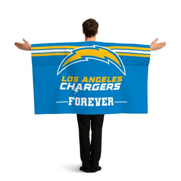 Los Angeles Chargers Forever Sports Flag Sleeve Cape