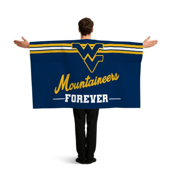 West Virginia Mountaineers Forever Sports Flag Sleeve Cape