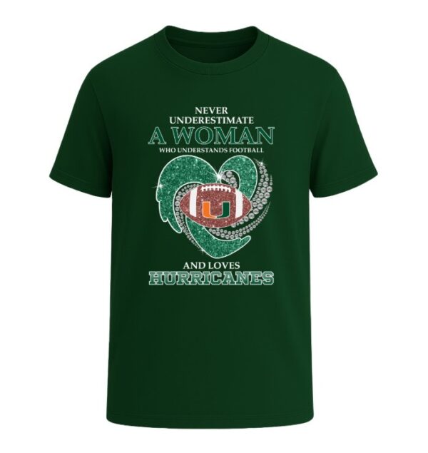 Never Underestimate A Woman Who Understands Football And Loves Miami Hurricanes