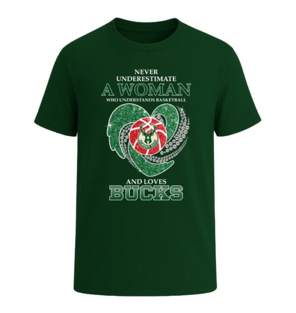 Never Underestimate A Woman Who Understands Basketball And Loves Milwaukee Bucks