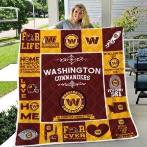 Washington Commanders Pride Quilt Blanket