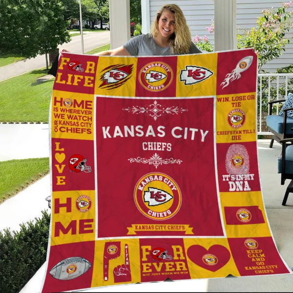 Kansas City Chiefs Pride Quilt Blanket