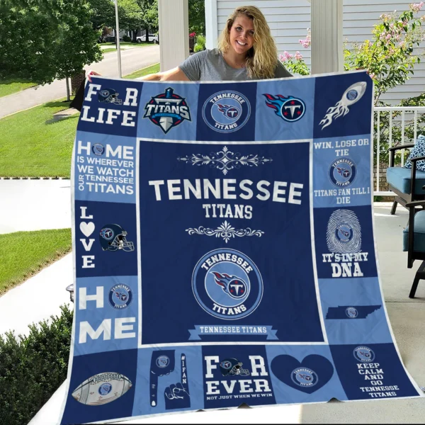 Tennessee Titans Pride Quilt Blanket