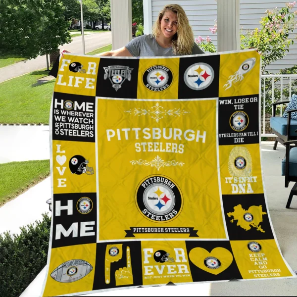 Pittsburgh Steelers Pride Quilt Blanket