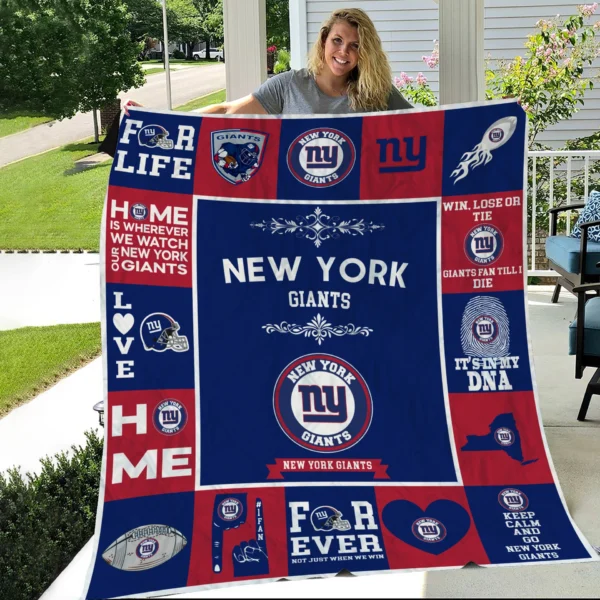 New York Giants Pride Quilt Blanket