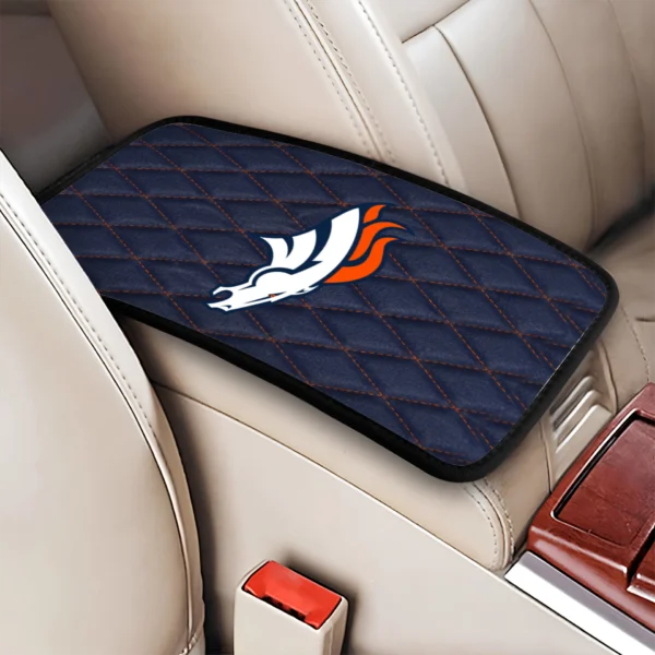 Denver Broncos Car Center Armrest Cover